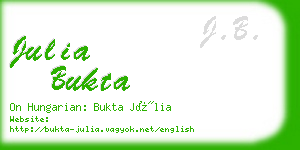 julia bukta business card